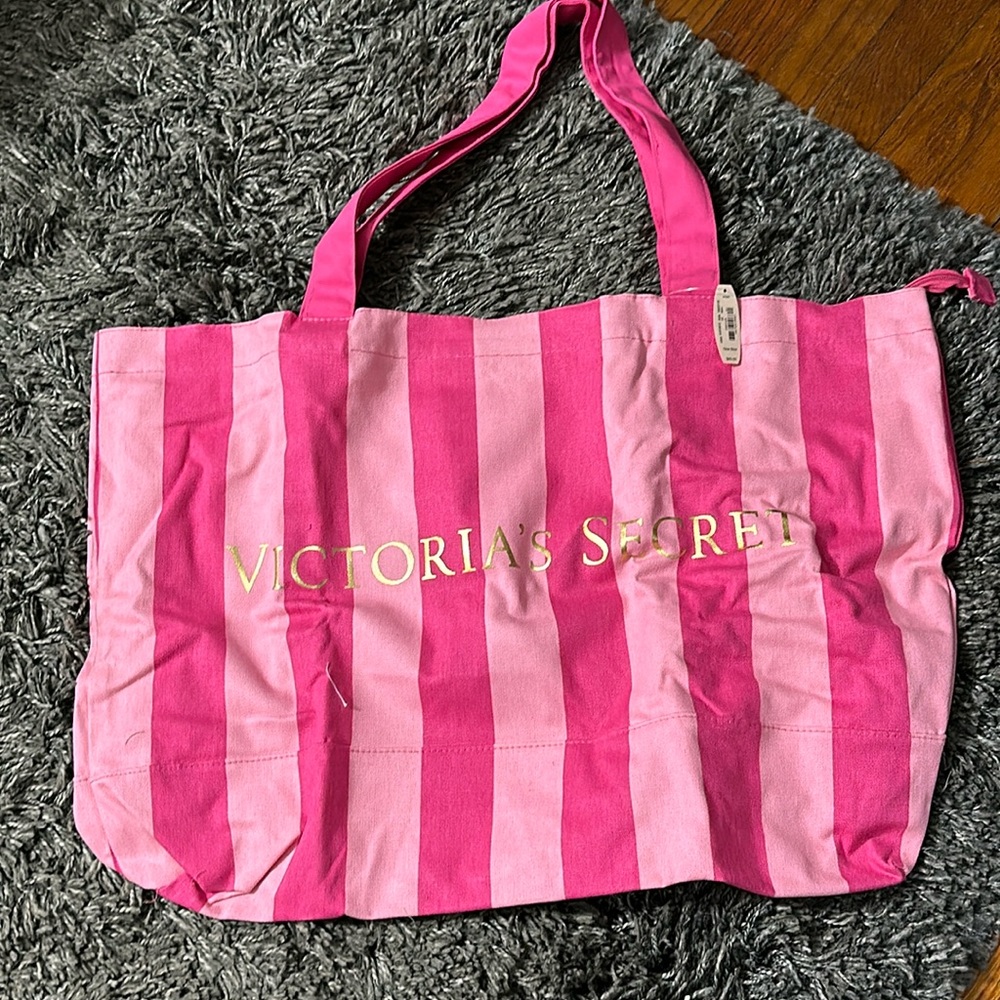 Victoria’s Secret Large Canvas Tote NWT